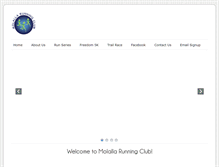 Tablet Screenshot of molallarunningclub.com